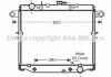 Радіатор охолодження двигуна Toyota LC100 Lexus LX470 98>07 AT AC+/- AVA AVA COOLING TO2329 (фото 1)
