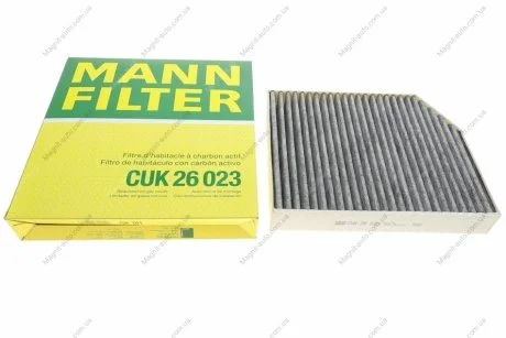 Фільтр салону вугільний MANN CUK 26 023