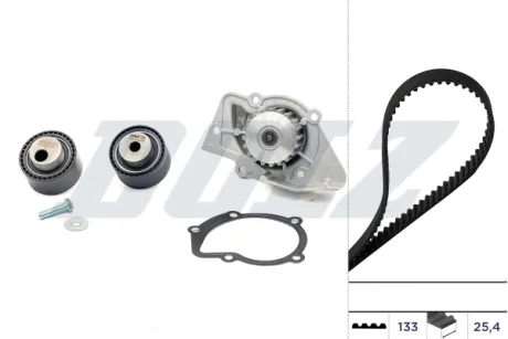 ZESTAW ROZRZҐDU Z PASKIEM + POMPA WODY CITROEN DOLZ KD072