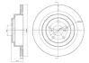 TARCZA HAMULC. SUBARU IMPREZA 00-07 TYЈ CIFAM 800-1149C (фото 1)