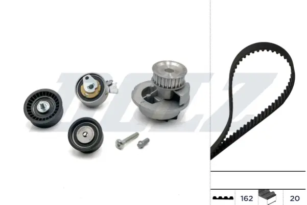 ZESTAW ROZRZҐDU Z PASKIEM + POMPA WODY FORD DOLZ KD069 (фото 1)