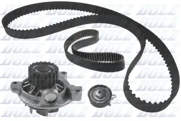 ZESTAW ROZRZҐDU Z PASKIEM + POMPA WODY VW DOLZ KD087 (фото 1)