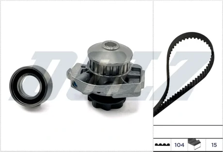 ZESTAW ROZRZҐDU Z PASKIEM + POMPA WODY DOLZ KD129