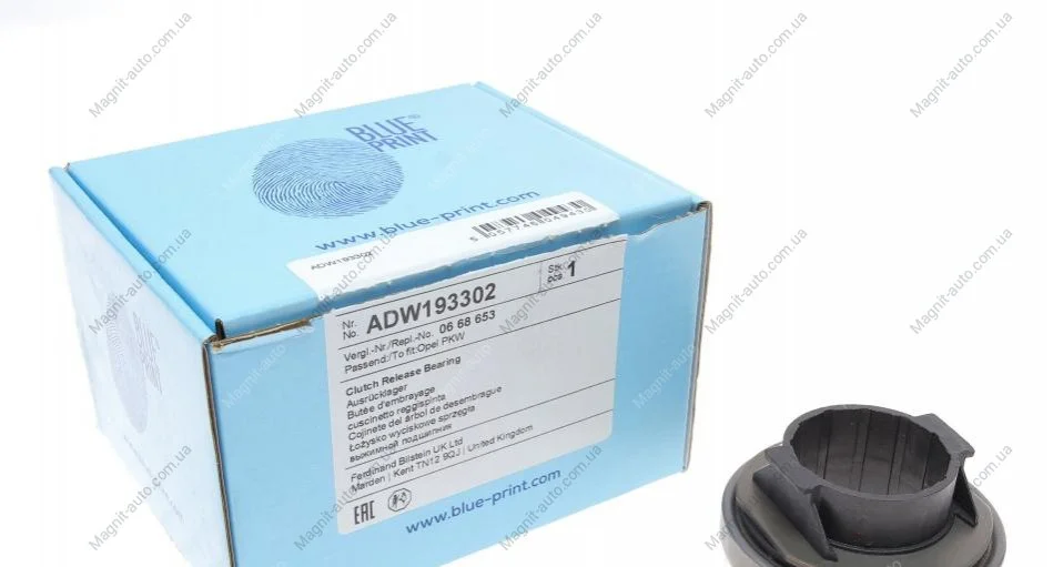 Подшипник выжимной BLUE PRINT ADW193302 (фото 1)