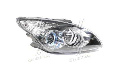 Фара передняя hn i-30 2007-2010 black w/cover rh electric w/o motor TYC 20-C277-05-2B