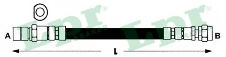 Шланг тормозной LPR 6T46185
