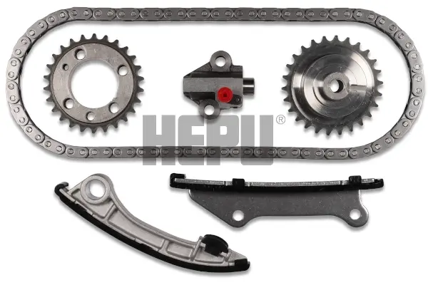 Комплект ГРМ (ланцюг + шестерня) NISSAN CABSTAR, INTERSTAR, PATROL GR V, TERRANO II OPEL MOVANO A RENAULT MASTER II 3.0D 05.00- HEPU 21-0392 (фото 1)