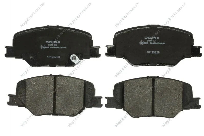 Klocek hamulcowy kpl. przód (16) OPEL INSIGNIA B, INSIGNIA B COUNTRY, INSIGNIA B GRAND SPORT 1.5-2.0D 03.17- DELPHI Delphi LP3370 (фото 1)