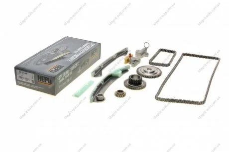 Комплект ГРМ (ролик + цепь) NISSAN QASHQAI I, TEANA II, TEANA III, TIIDA, X-TRAIL 1.8/2.0 02.07- HEPU 21-0435