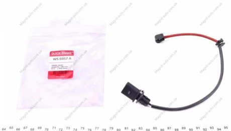 Датчик износа, тормоз. QUICK BRAKE WS0357A