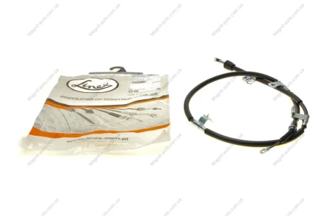 Linka hamulca ręcznego tył L HYUNDAI I30 1.4-2.0D 10.07-11.11 LINEX 18.01.30