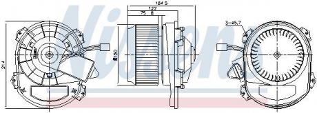 DMUCHAWA WN╩TRZA MERCEDES A/B/CLA/GLA 13- NISSENS 87430