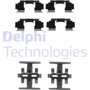 Комплектующие, колодки дискового тормоза DELPHI Delphi LX0130 (фото 1)