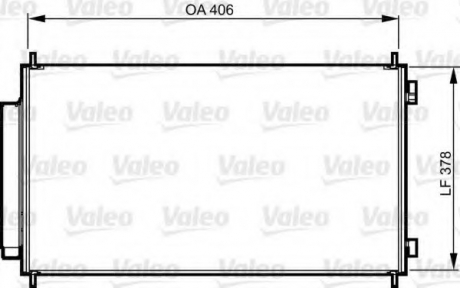 Конденсатор, кондиционер Valeo 814232