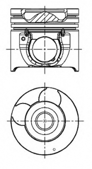 Поршень NURAL 87-431707-00
