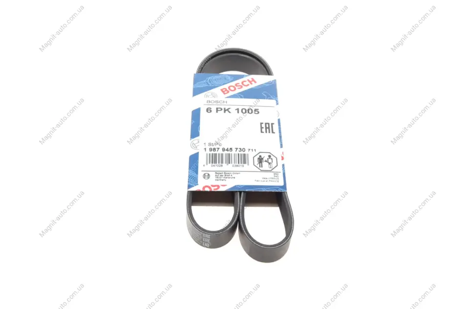 Ремень П-клиновый 6PK1005 BOSCH 1987945730 (фото 1)