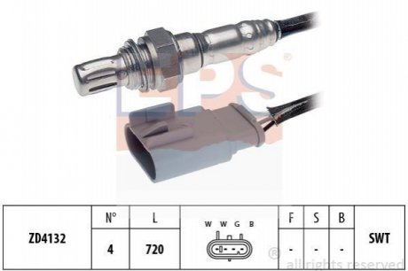 Лямбда-зонд ALFA ROMEO MITO, FIAT FIORINO, PANDA, PUNTO, QUBO, FORD KA, LANCIA YPSILON 1.2-1.4LPG 11.07- EPS 1 998 208