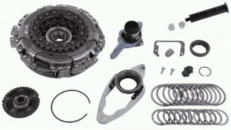 Комплект зчеплення (DCT) VAG A1/A3/Octavia/Caddy/Golf/Jetta/Polo/Touran "1,6TDi "03>> SACHS 3000 943 002