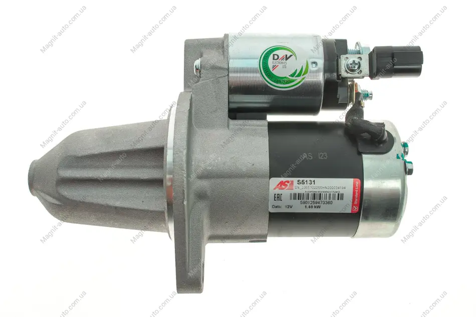 Стартер 12V 1.40kW AS S5131 (фото 1)