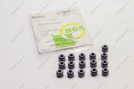Комплект прокладок, стержень клапана BGA VK2315