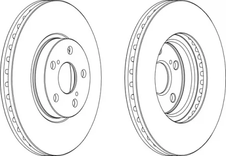 Тормозной диск FERODO DDF1508C