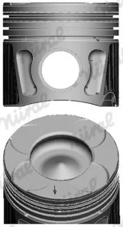 Поршень 70 (+0.4) ALFA ROMEO MITO CHEVROLET AVEO CITROEN NEMO FIAT 500, 500 C, 500L, DOBLO, DOBLO CARGO, FIORINO, GRANDE PUNTO, IDEA, LINEA, PANDA, PUNTO, PUNTO EVO, QUBO, STRADA, TIPO 1.3D 05.08- NURAL 8743570600