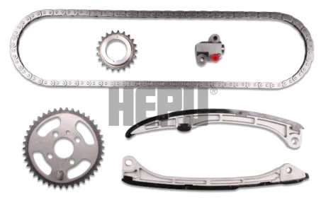 Комплект ГРМ (цепь + элементы) LEXUS IS II, TOYOTA AURIS, AURIS SPORTS, AVENSIS, COROLLA VERSO, RAV 4 III, RAV 4 IV, VERSO 2.0D/2.2D 07.05- HEPU 21-0450