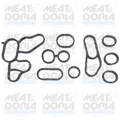 Компл. прокладок масляного радіатора ALFA ROMEO MITO CHEVROLET AVEO FIAT 500, 500 C, 500L, DOBLO, DOBLO CARGO, FIORINO, GRANDE PUNTO, IDEA, LINEA, PALIO, PANDA, PUNTO, PUNTO EVO 1.3D 06.03- MEAT&DORIA 01622 (фото 1)