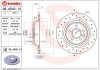 TARCZA HAMULC. FORD MONDEO 07- TYЈ BREMBO 08.A540.1X (фото 1)