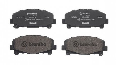 Тормозные колодки Xtra BREMBO P28043X