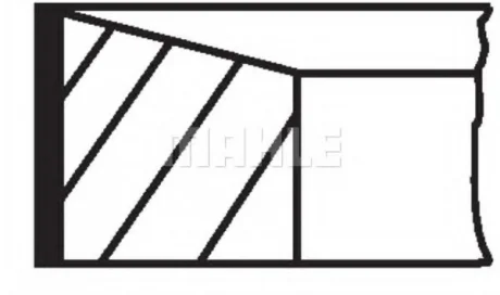 Кольца япоршневые MAHLE / KNECHT 021 RS 00115 0N2