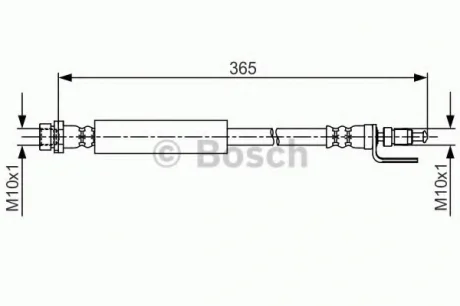 Тормозной шланг BOSCH 1 987 481 703