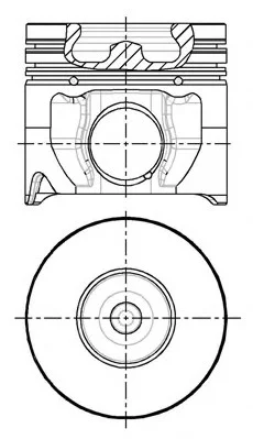 Поршень 90.4mm +0.50 Ford Transit, Land Rover Defender D4FA-ZSD-424 00-16 NURAL 87-148107-00 (фото 1)