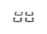 Монтажный комплект тормозов. колодок NISSAN Patrol/Safari ''2.8-4.8''97>> BOSCH 1987474462 (фото 1)