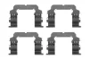 Монтажный комплект тормозов. колодок NISSAN Patrol/Safari ''2.8-4.8''97>> BOSCH 1987474462 (фото 2)