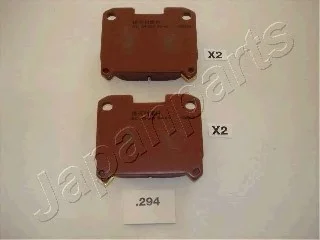 Комплект тормозных колодок, дисковый тормоз JAPANPARTS PP-294AF (фото 1)
