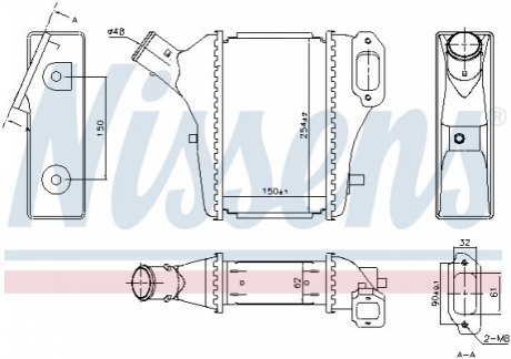 CHгODNICA POWIETRZA HONDA CR-V 1,6D/2,0D 12- NISSENS 961421