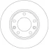 TARCZA HAM. PEUGEOT T. 308 1,0-2,0 13- TRW DF6910 (фото 1)