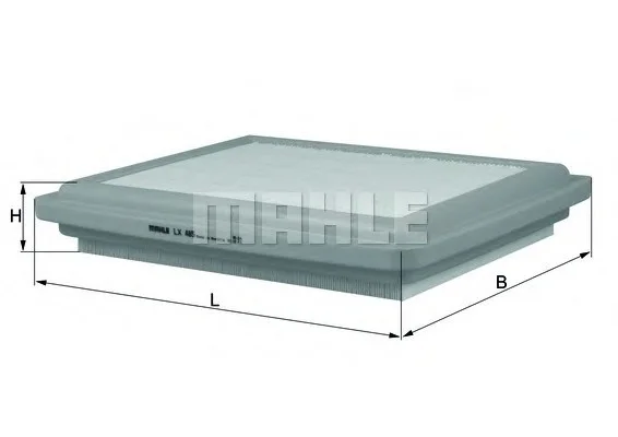 Воздушный фильтр KNECHT MAHLE / KNECHT LX 485 (фото 1)