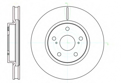 Тормозной диск REMSA 61076.10 (фото 1)