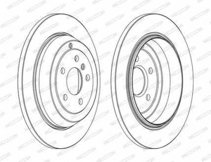 Тормозной диск FERODO DDF1530C
