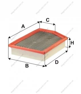 Фільтр повітряний WIX FILTERS WA9863