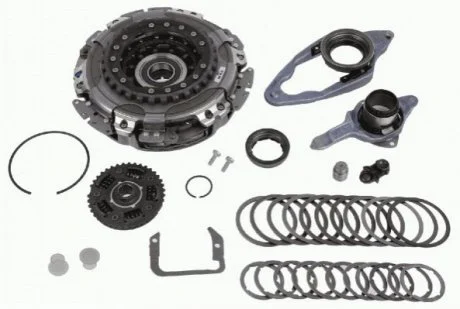 К-кт зчеплення 7 ступ DSG КП 1.4-1.8TFSI Audi A1, A3 /Seat Altea, Ibiza V, Leon /Skoda Fabia, Octavia, SuperB /VW Golf V-VI, Passat, Polo, Touran 04- SACHS 3000 943 001