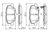 Гальмівні колодки дискові CITROEN/MAZDA/MITSUBISHI C4/6/Outlander "R "10>> BOSCH 0986495381 (фото 1)