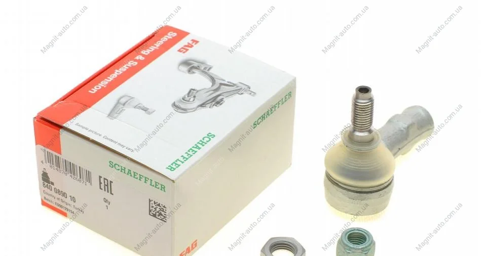 Накінечник рульової тяги AUDI/SKODA/VW (Старий номер 915741)(вироб-во) FAG 840 0890 10 (фото 1)