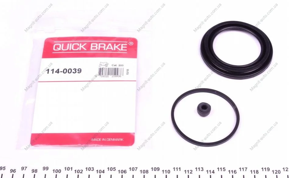 Ремкомплект гальмівного супорта, AUDI, BMW, FORD, JAGUAR, MB, OPEL, VAUXHALL, VW QUICK BRAKE 114-0039 (фото 1)