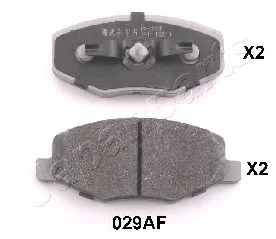 Комплект тормозных колодок, дисковый тормоз JAPANPARTS PA-029AF (фото 1)