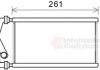Радіатор обігрівача HONDA CIVIC/CRV-07 (вироб-во) Van Wezel 25006294 (фото 2)