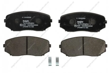 Гальмівні колодки, дискові Delphi LP3399