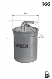 " Фільтр палива" MECAFILTER ELG5318 (фото 1)
